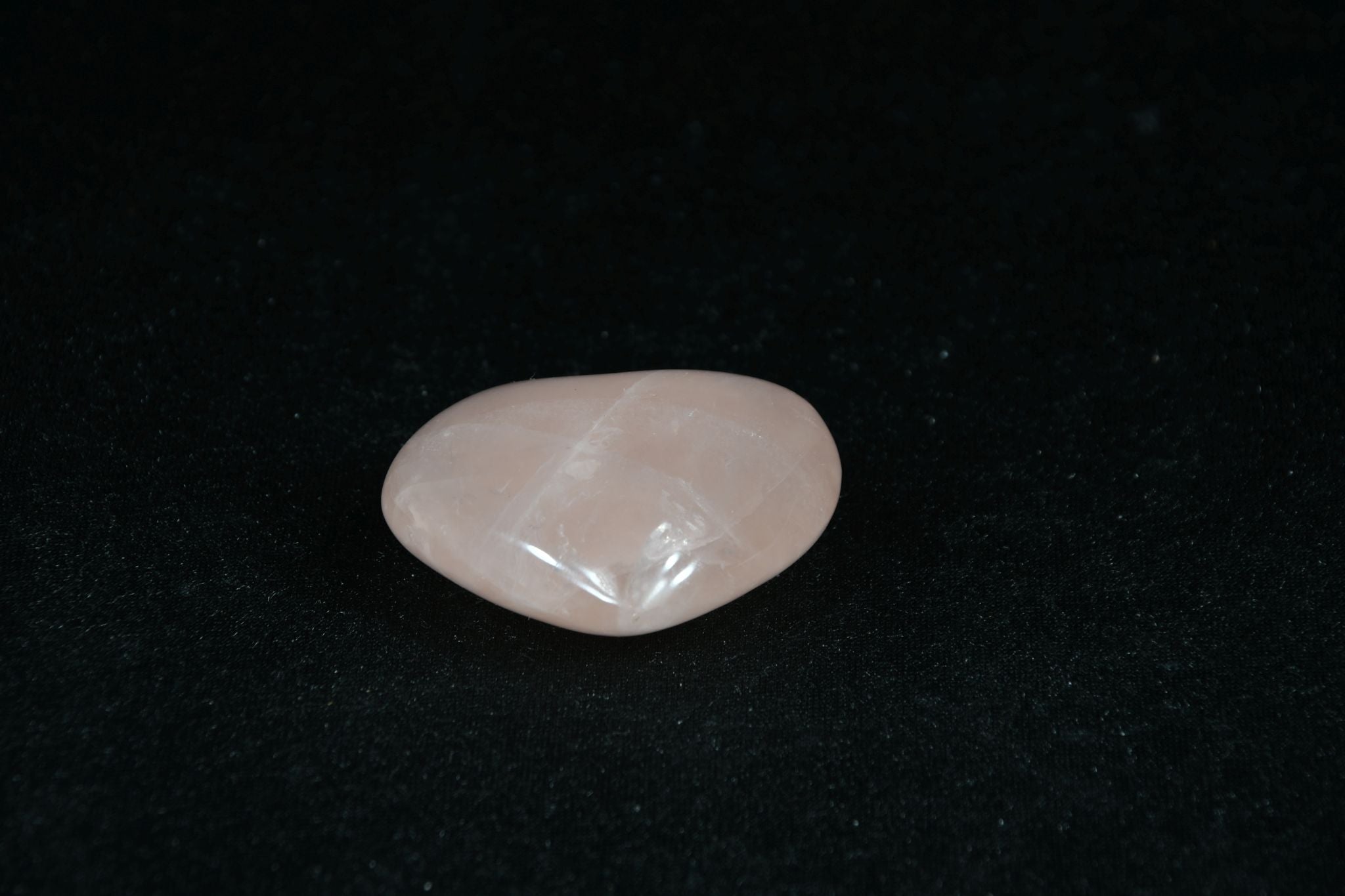 Rosenquarz Handschmeichler klein