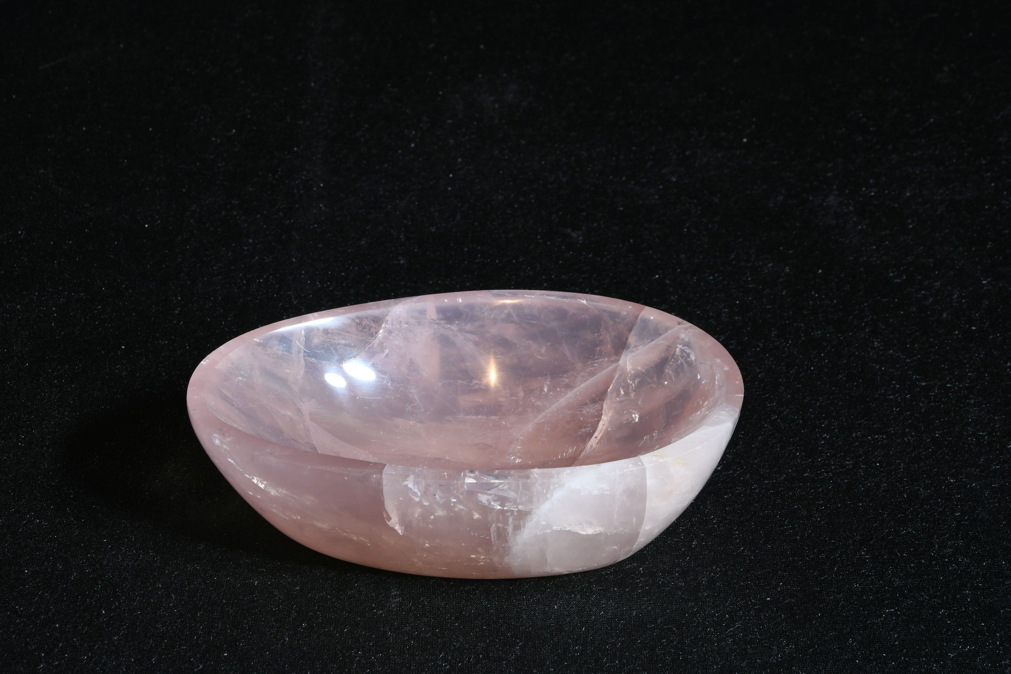 Rosenquarz Schale klein zartrosa