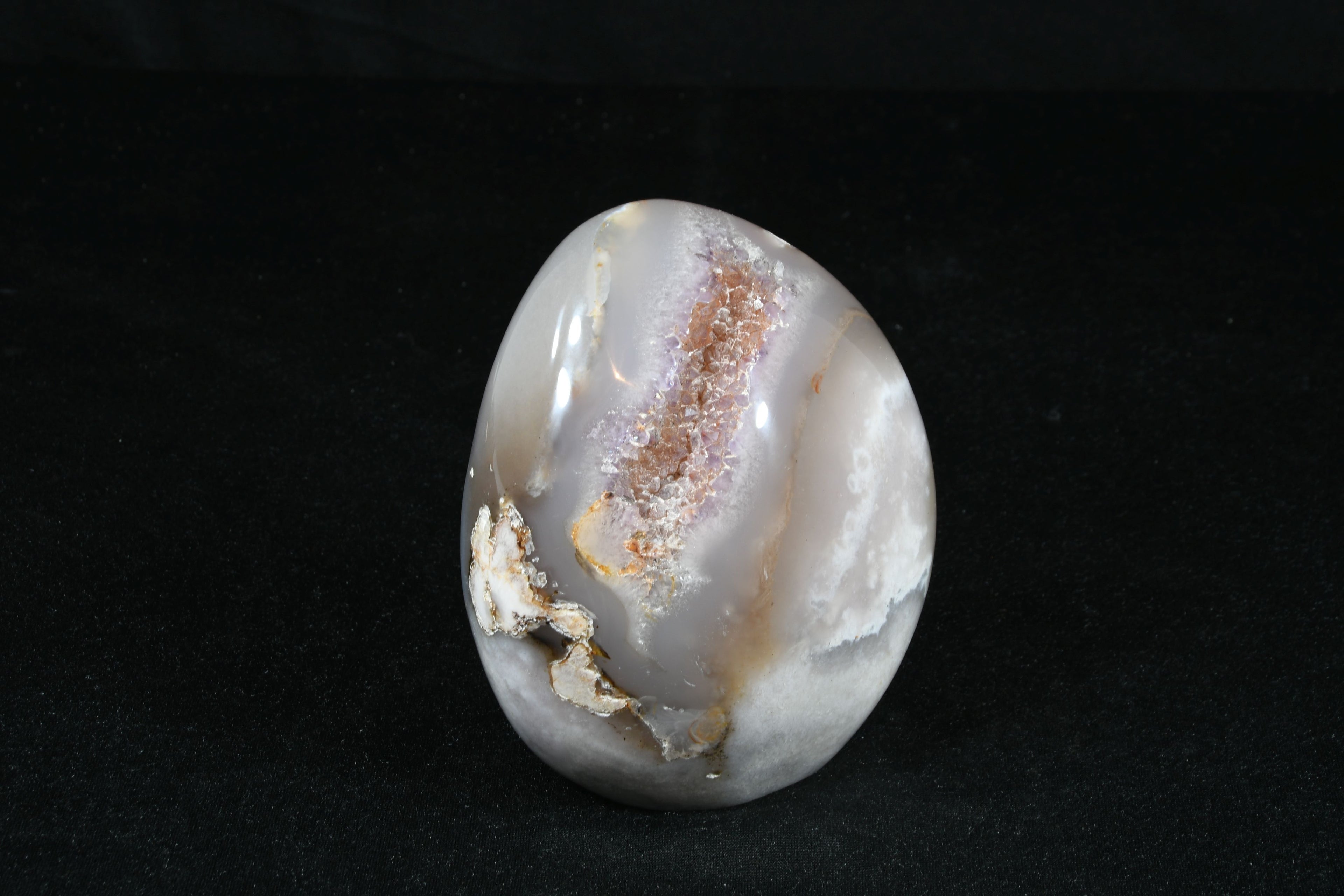 Chalcedon / Achat Freie Form Druse